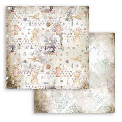 Stamperia Romantic Threads skräppipaperi Texture