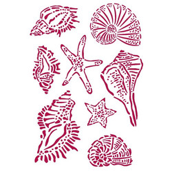 Stamperia sapluuna Romantic Sea Dream Shells, A4