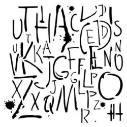 13@rts Mixed Media sapluuna Big Letters