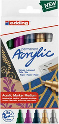 Edding Acrylic Marker -setti Metallic