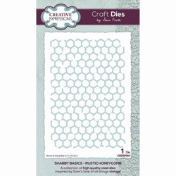Creative Expressions stanssi Shabby Basics Rustic Honeycomb