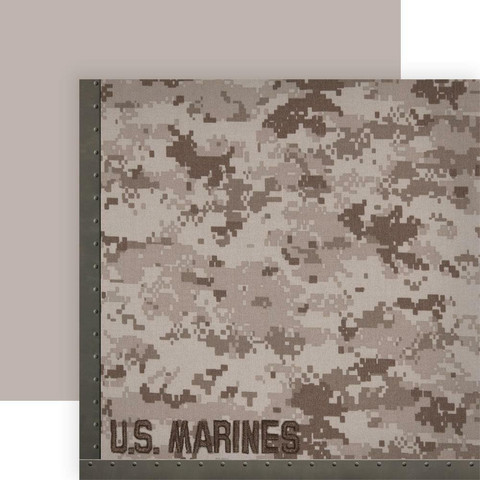 Paper House Marines skräppipaperi Camo