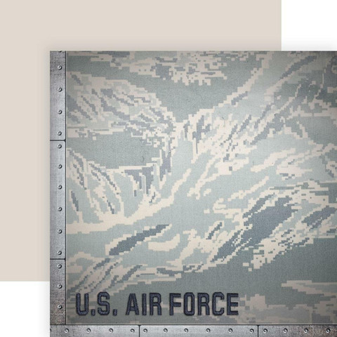 Paper House Air Force skräppipaperi Camo