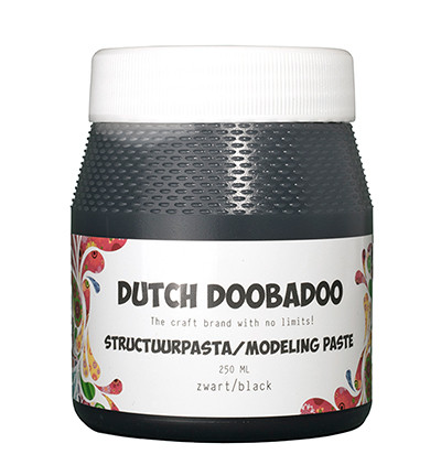 Dutch Doobadoo Muotoilupasta, musta, 250 ml