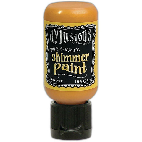 Dylusions Shimmer Paint -akryylimaali, sävy Pure Sunshine
