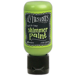 Dylusions Shimmer Paint -akryylimaali, sävy Fresh Lime