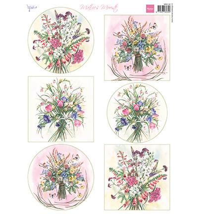 Marianne Design korttikuvat Field Bouquets