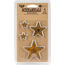 Finnabair Mechanicals -metallikoristeet Barn Stars