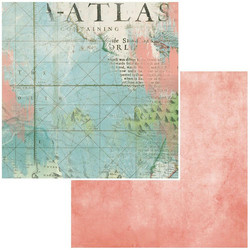 49 and Market Vintage Artistry Anywhere skräppipaperi Atlas