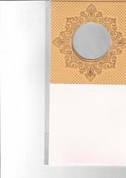Korttipohja, Veluuri 6, beige, 13.5 x 27 cm, 4 kpl