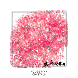 Studio Katia koristeet Rouge Pink, tekokristallit