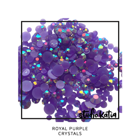 Studio Katia koristeet Royal Purple, tekokristallit