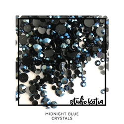 Studio Katia koristeet Midnight Blue, tekokristallit