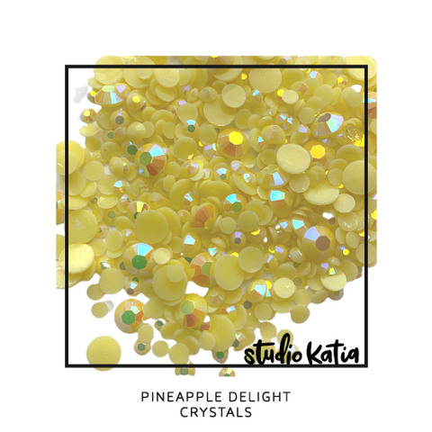 Studio Katia koristeet Pineapple Delight, tekokristallit
