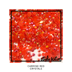 Studio Katia koristeet Carmine Red, tekokristallit