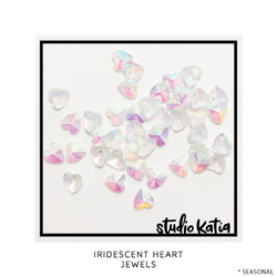 Studio Katia koristeet Iridescent Heart Gems