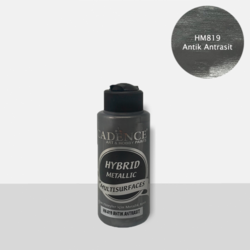 Cadence Hybrid Metallic Acrylic -akryylimaali, sävy Antique Anthracite, 120 ml