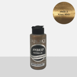 Cadence Hybrid Metallic Acrylic -akryylimaali, sävy Dark Gold, 120 ml