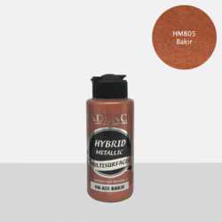 Cadence Hybrid Metallic Acrylic -akryylimaali, sävy Copper, 120 ml