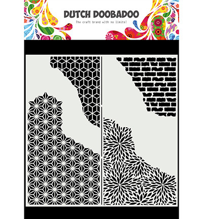 Dutch Doobadoo Slimline Cracked Patterns 2 -sapluuna