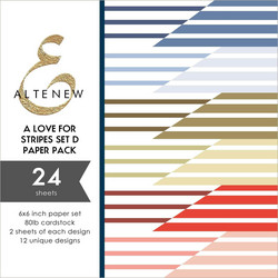 Altenew paperipakkaus A Love for Stripes Set D