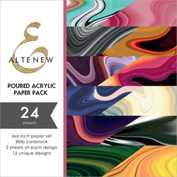 Altenew paperipakkaus Poured Acrylic
