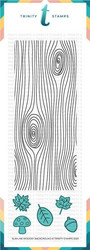 Trinity Stamps stanssi Slimline Woodsy Background