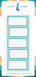 Trinity Stamps stanssi Slimline Staggered Rectangles