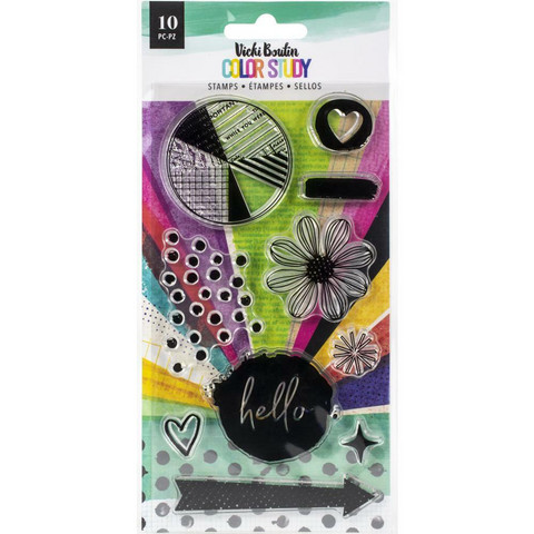 Vicki Boutin Color Study leimasinsetti Hello