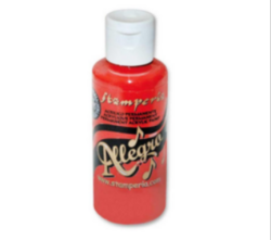 Stamperia Allegro -akryylimaali, sävy Bright Red