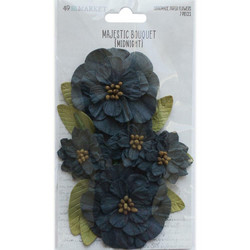 49 and Market Majestic Bouquet paperikukat Midnight