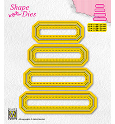 Nellie's Choice stanssi Set of 4 tags
