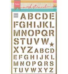 Marianne Design sapluuna Army Alfabet