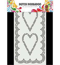 Dutch Doobadoo Slimline Hearts -sapluuna