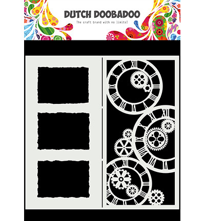 Dutch Doobadoo Slimline Clocks -sapluuna