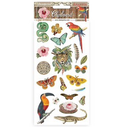 Stamperia Chipboard kuvioleikkeet Amazonia
