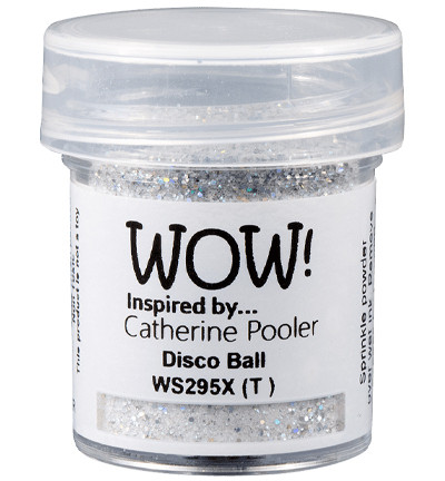 Wow! Embossing Glitters -kohojauhe, sävy Disco Ball by Catherine Pooler (X,T)