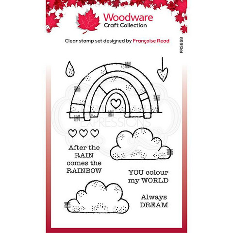 Woodware leimasin Rainbow World