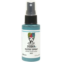Dina Wakley Media Gloss Spray -suihke, sävy Sky, 56 ml