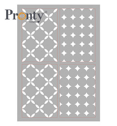 Pronty sapluuna Retro Pattern 4, A4
