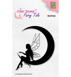 Nellie's Choice Fairy Tale leimasin Elf On The Moon