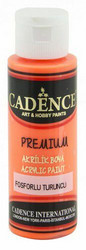 Cadence Premium Acrylic -akryylimaali, sävy Fluorescent Orange (neon), 70 ml