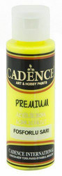 Cadence Premium Acrylic -akryylimaali, sävy Fluorescent Yellow (neon), 70 ml