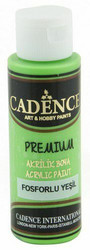 Cadence Premium Acrylic -akryylimaali, sävy Fluorescent Green (neon), 70 ml