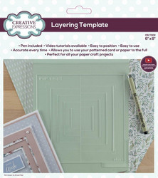 Creative Expressions Layering Template -alusta, 6