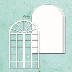 Mintay Chippies Album Base -chipboard Window