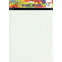 Tim Holtz Alcohol Ink White Yupo -paperi, muovipaperi, 8