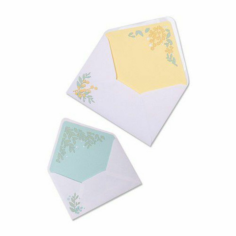 Sizzix Thinlits stanssisetti Foliage Envelope Liners