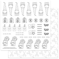 ColorPlay skräppipaperi Crafting With My Gnomies, Color Me