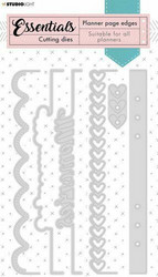Studio Light stanssisetti Planner Essentials, Planner Page Edges